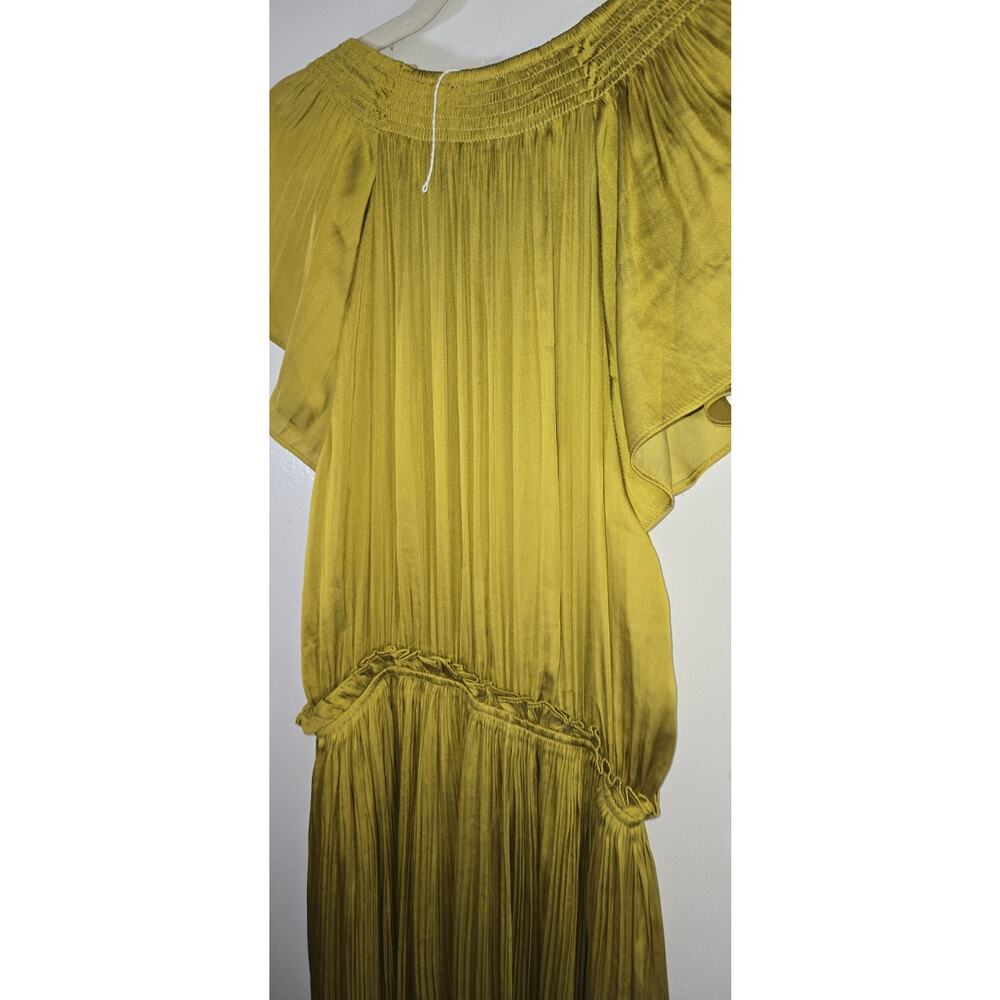 Anthropologie Mustard Yellow Maxi Dress - Picture 8 of 8